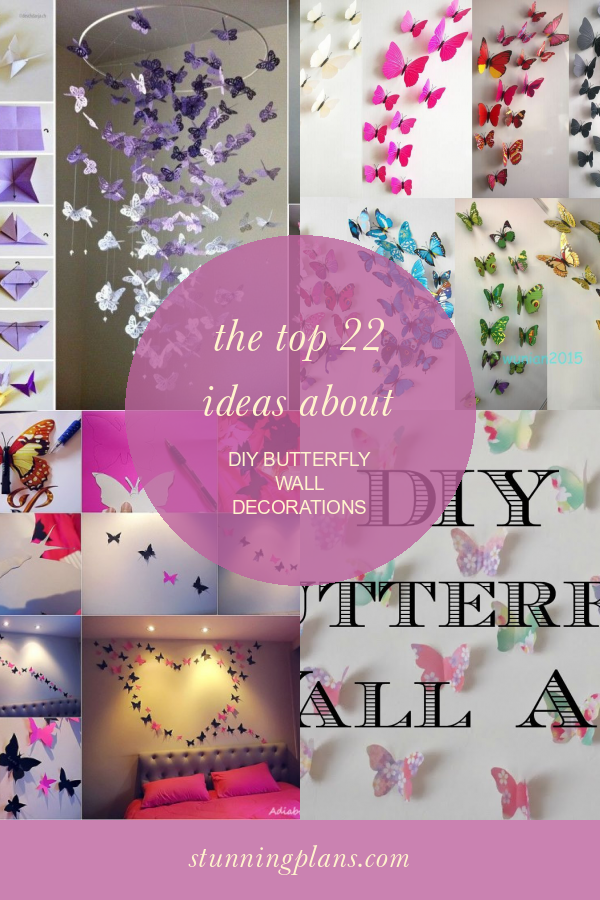 The top 22 Ideas About Diy butterfly Wall Decorations Home, Family